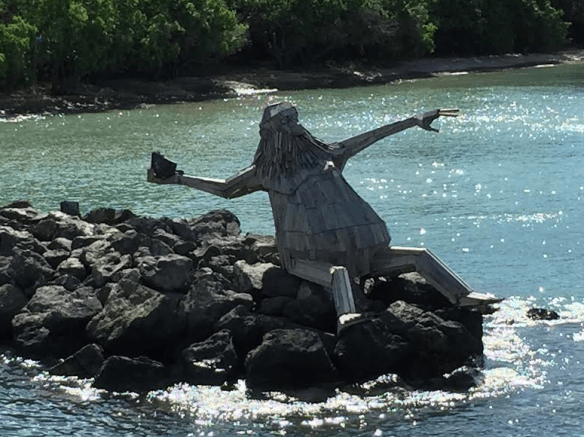 Statue at Ferry Dock, Culebra 