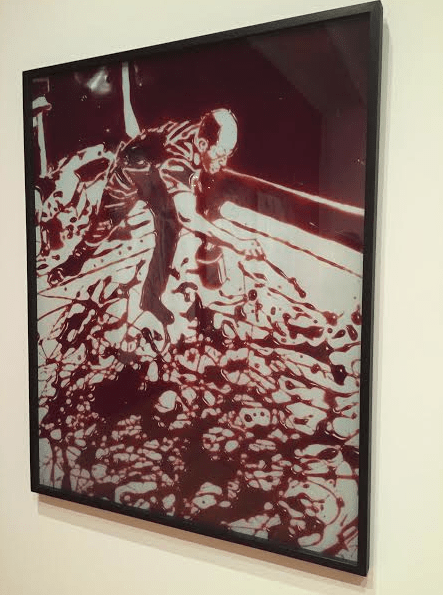 ViK Muniz Art -done completely from chocolate syrup