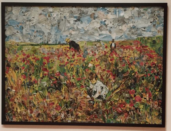 Vik Muniz recreation of Mary Cassatt painting