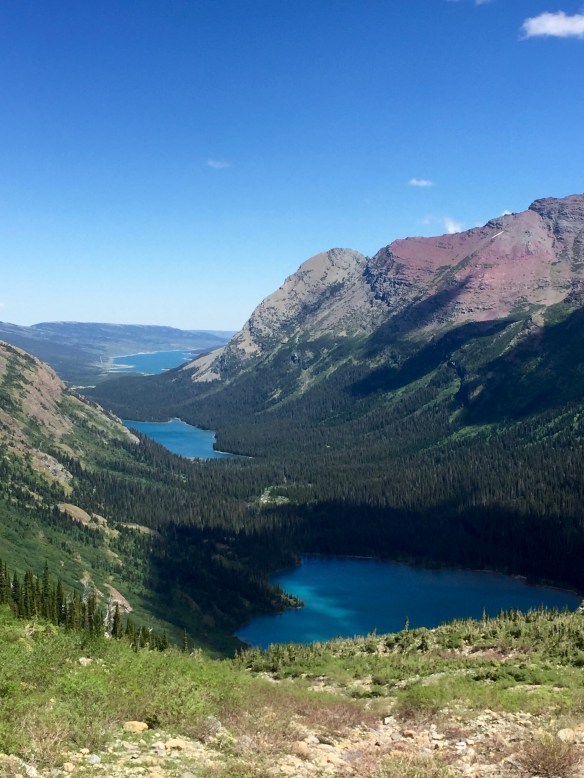 View from Grinnell Glacier Trail, Glacier Nat'l Park
