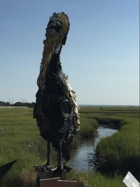 Shem Creek Pelican Art