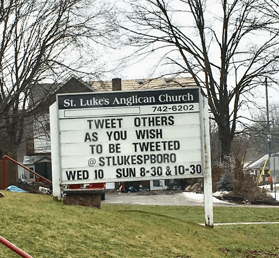 from Twitter's 'This Week in Church Signs' feed
