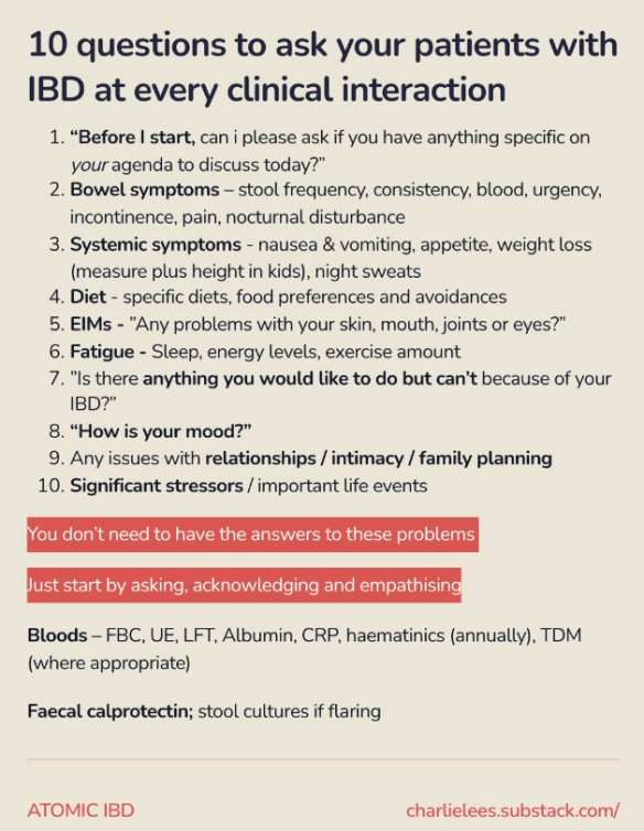 Good Tips from Atomic IBD and Charlie Lees | gutsandgrowth